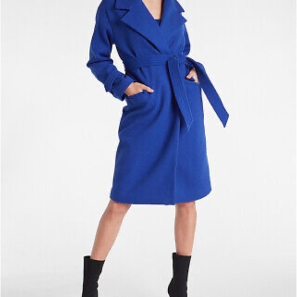 Like New Express Belted winter Coat size medi - Picture 1 of 3